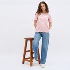 Men's LLC Round Neck Printed T-Shirt, Lilac, small image number null