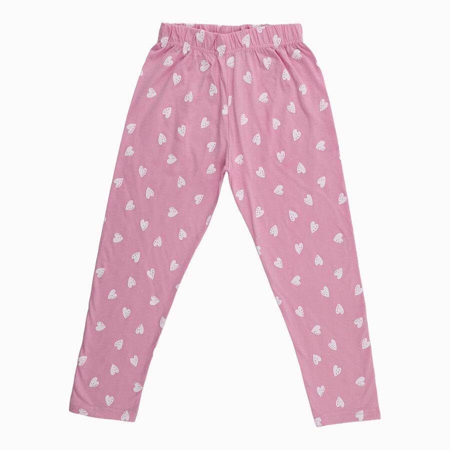 Girls' Pyjama, गुलाबी, large image number null