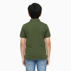 Boys' Half Sleeves T-Shirt, Olive, small image number null