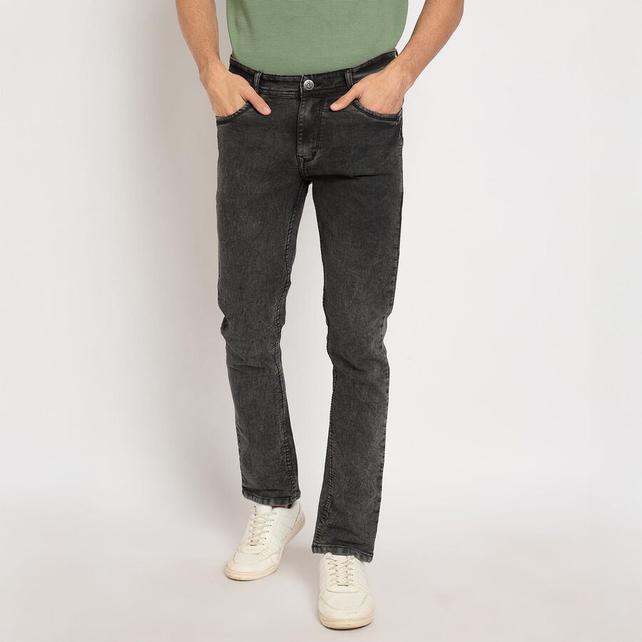 Men's Skinny Jeans , Dark Grey, large image number null