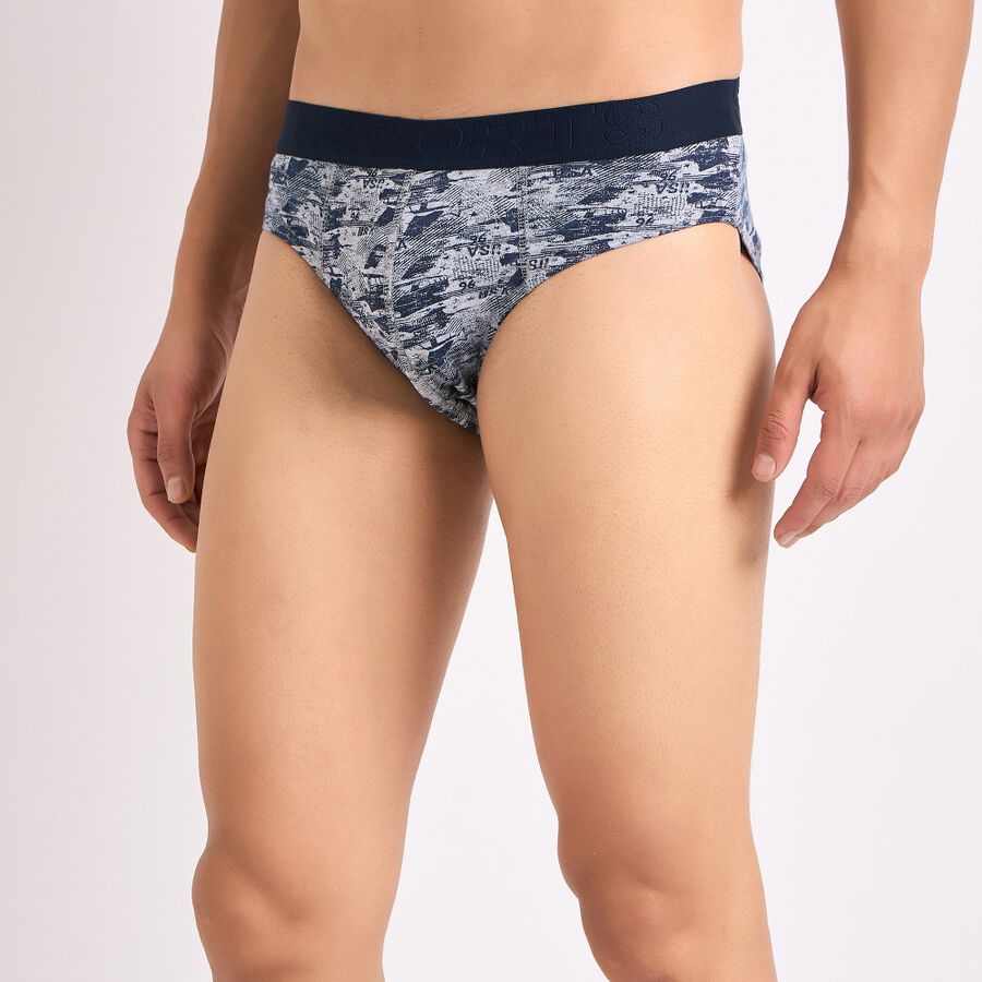 Men's Brief, Light Grey, large image number null