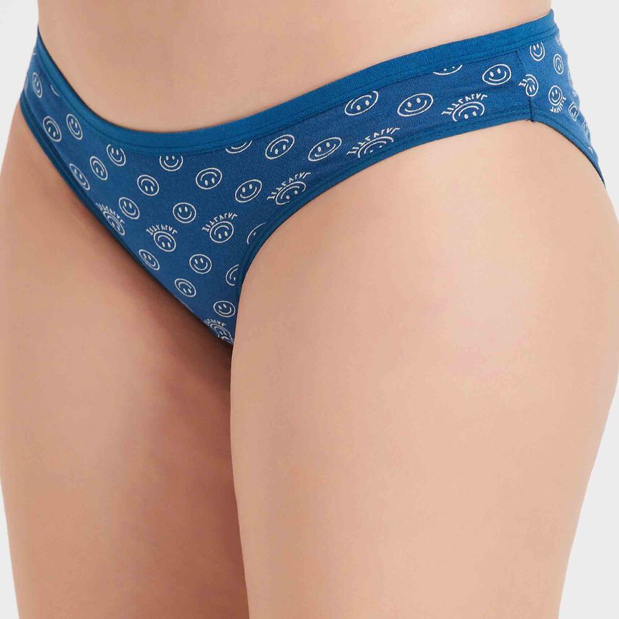 Cotton Printed Panty, Royal Blue, large image number null