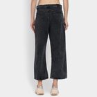 Ladies' 100% Cotton Jeans, काला, small image number null
