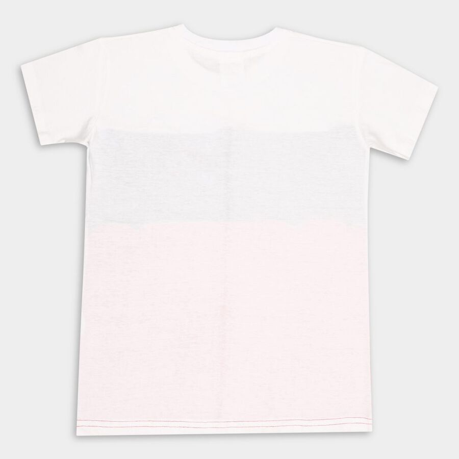 Boys' Cotton T-Shirt, Red, large image number null