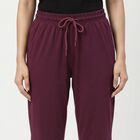 Ladies' Track Pants, Purple, small