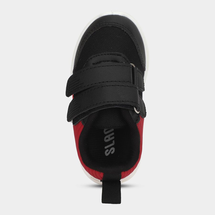 Boys' Lace Up Shoes, Black, large image number null