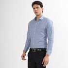 Men's Cut Away Collar Formal Shirt , Mid Blue, small image number null