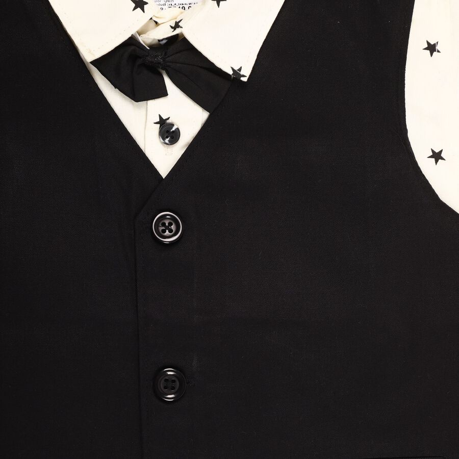Boys' 100% Cotton Casual Shirt, ऑफ व्हाइट, large image number null