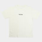 Men's White Round Neck Regular T-Shirt, सफ़ेद, small