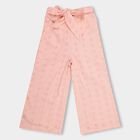 Girls' 100% Cotton Trousers , Light Pink, small