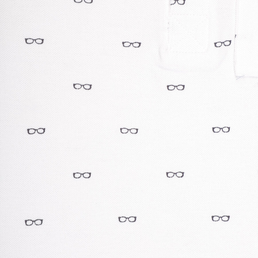 Boys Cotton T-Shirt, White, large image number null