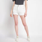 Solid Shorts, White, small image number null