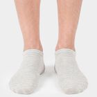 Men's Ankle Length Pack of 3 Socks ( Grey, Charcoal, Navy ), नेवी ब्लू, small