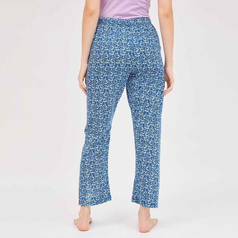 Ladies' Full Length Pyjama , गहरा नीला, large image number null