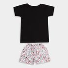 Girls' Night Suit , काला, small image number null