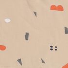 Infants Beige Printed Baba Suit, Beige, small image number null