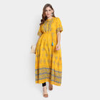 Cotton Empire Line Kurta, Mustard, small image number null