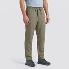 Men's Olive Green Slim Fit Casual Trousers, हल्का हरा, small