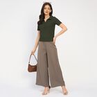 Ladies' Polo T-Shirt, गहरा हरा, small