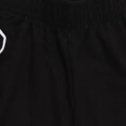 Girls' Jet Black Cotton Blend Contrast Piping Lounge Pyjama, Black, small image number null