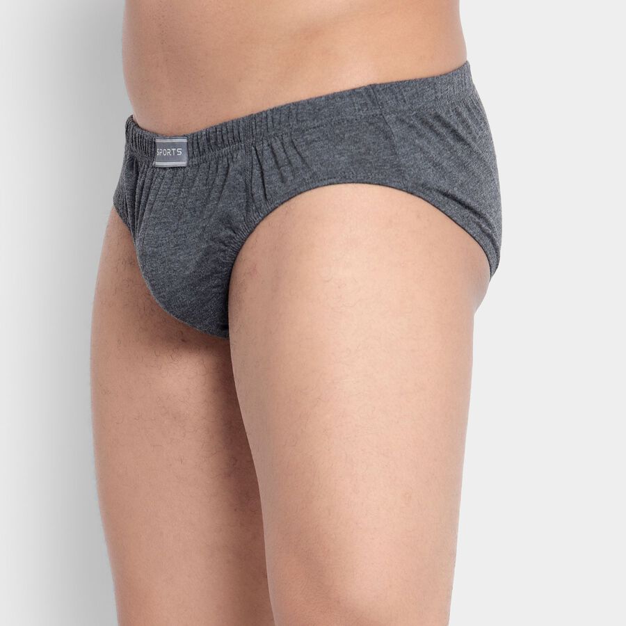 Solid Brief, Charcoal, large
