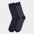 Men's Socks (Pack of 2), Navy Blue, small
