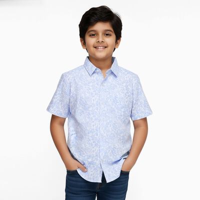 Boys' 100% Cotton Casual Shirt