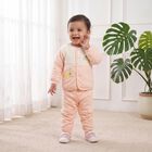 Infants' Pink Round Neck Lounge Hipster Set, Light Pink, small