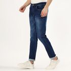 Men's Deep Indigo Slim Fit Jeans, Dark Blue, small image number null