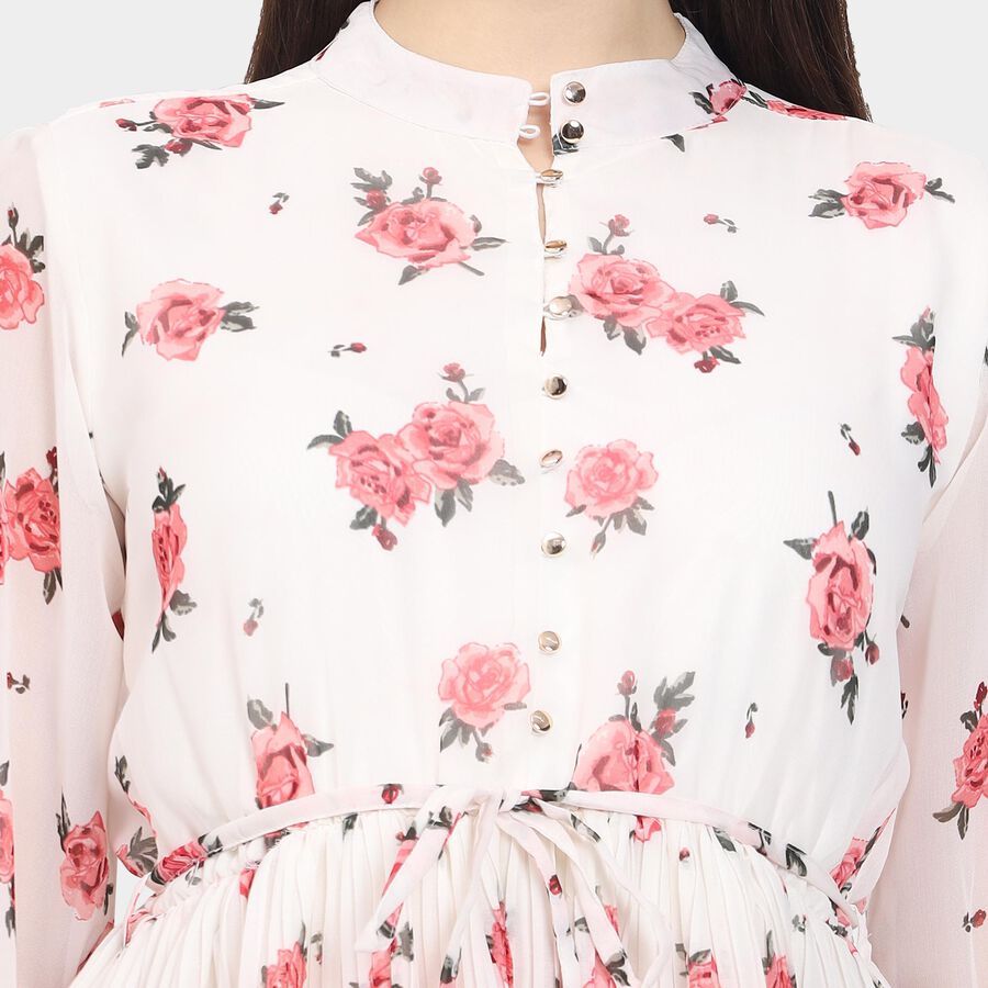 Ladies' Dress, सफ़ेद, large