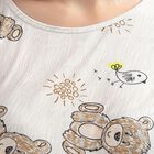 Ladies' Nighty, ऑफ व्हाइट, small image number null