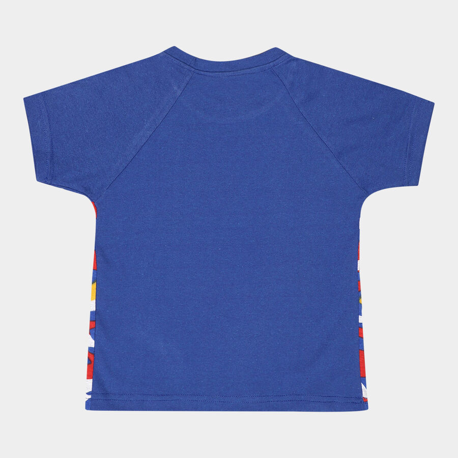 Boys All Over Print T-Shirt, Royal Blue, large image number null