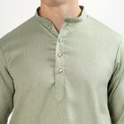 Men's Kurta Pyjama, एक्वा, small image number null