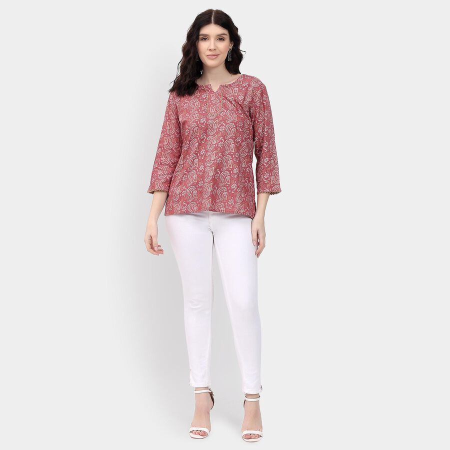 Ladies' Kurti, बैंगनी, large image number null