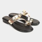 Womens Sandals, गोल्डन, small image number null