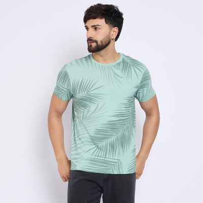 Men's 100% Cotton Round Neck Half Sleeves T-Shirt 