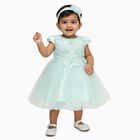 Infants' Frock, Light Green, small image number null