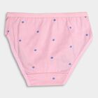 Girl's Cotton All Over Printed Pink Panty, Pink, small image number null