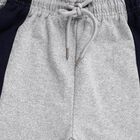 Boys' Light Heather Grey Athletic Cotton Blend Pyjama, Melange Light Grey, small image number null