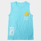 Boys' T-Shirt, Aqua, small
