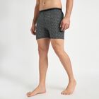 Men's 100% Cotton Boxers , काला, small