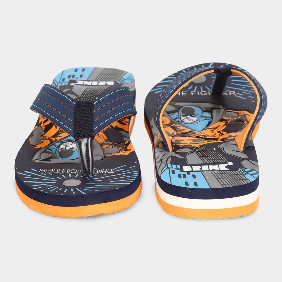 Kids Emboss Slippers, नेवी ब्लू, large image number null