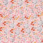 Infants' Pink Floral Cotton Ruffled Frock, हल्का गुलाबी, small image number null