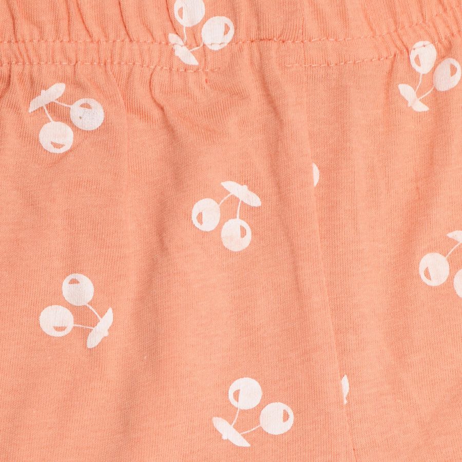 Girls' Shorts, पीच, large image number null