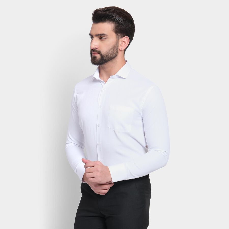 Men's Formal Shirt , White, large image number null