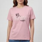 Women's Purple Round Neck Casual T-Shirt, Lilac, small