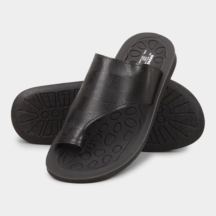 Men's Sandal, काला, large image number null