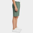 Boys' Light Green Regular Fit Bermuda Shorts, Light Green, small