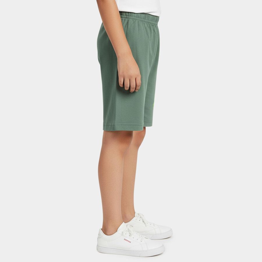 Boys' Light Green Regular Fit Bermuda Shorts, Light Green, large