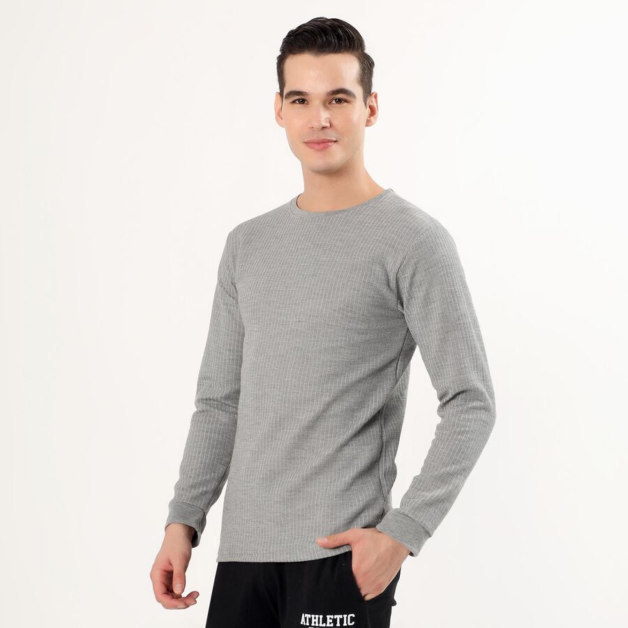 Men's Thermal Upper, Melange Mid Grey, large image number null